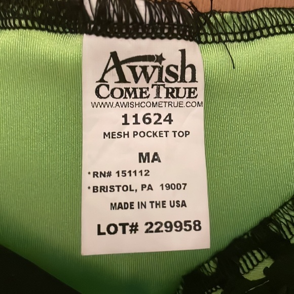 A Wish Come True Neon Green dance shirt - Picture 3 of 4